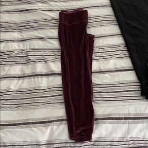 Lululemon velvet high rise leggings
